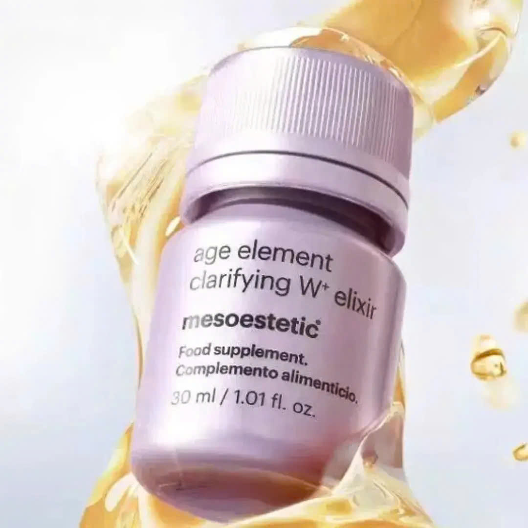 Nước Uống Trắng Da Mesoestetic age element® clarifying W+ elixir: Bí Quyết Dưỡng Sáng & Trẻ Hóa Từ Bên Trong