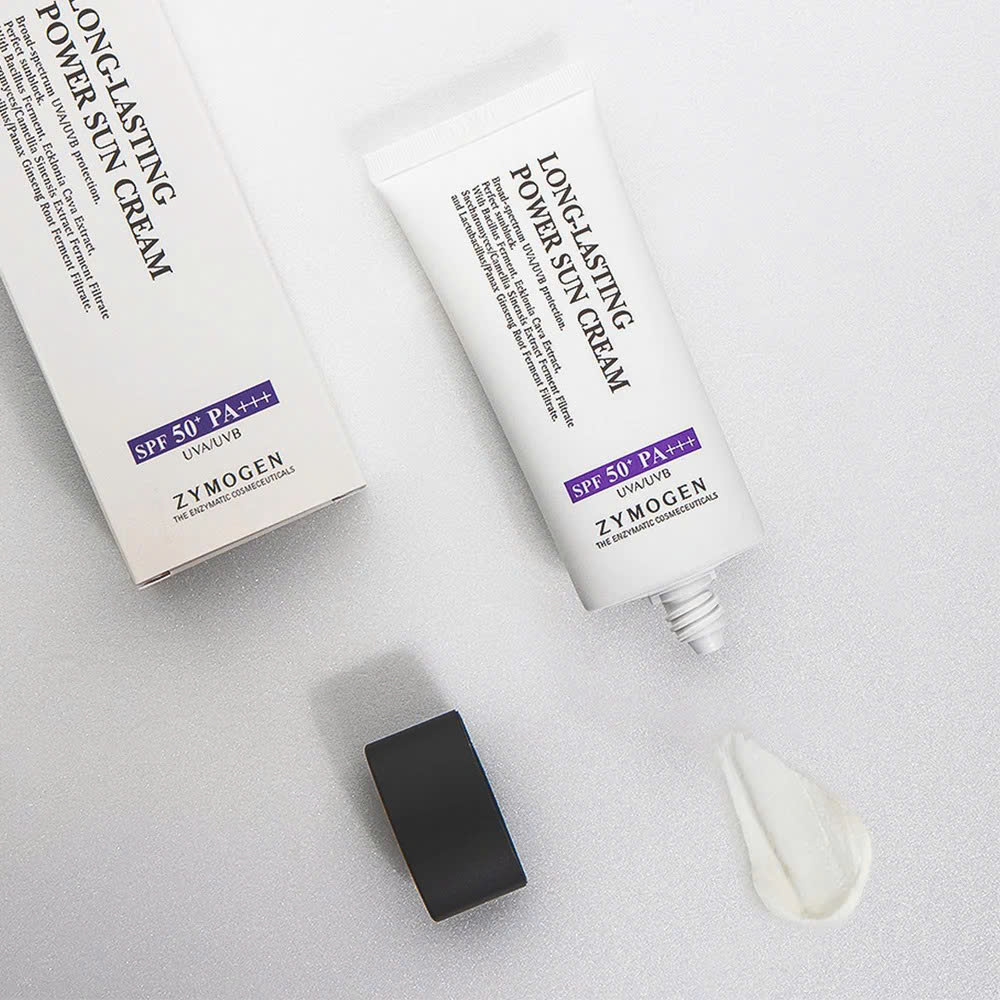 ZYMOGEN Heartleaf (Houttuynia Cordata) Ferment Sun Cream SPF27 PA++: Kem Chống Nắng Vật Lý Diếp Cá Lên Men – Kiềm Dầu & Chăm Sóc Da Mụn