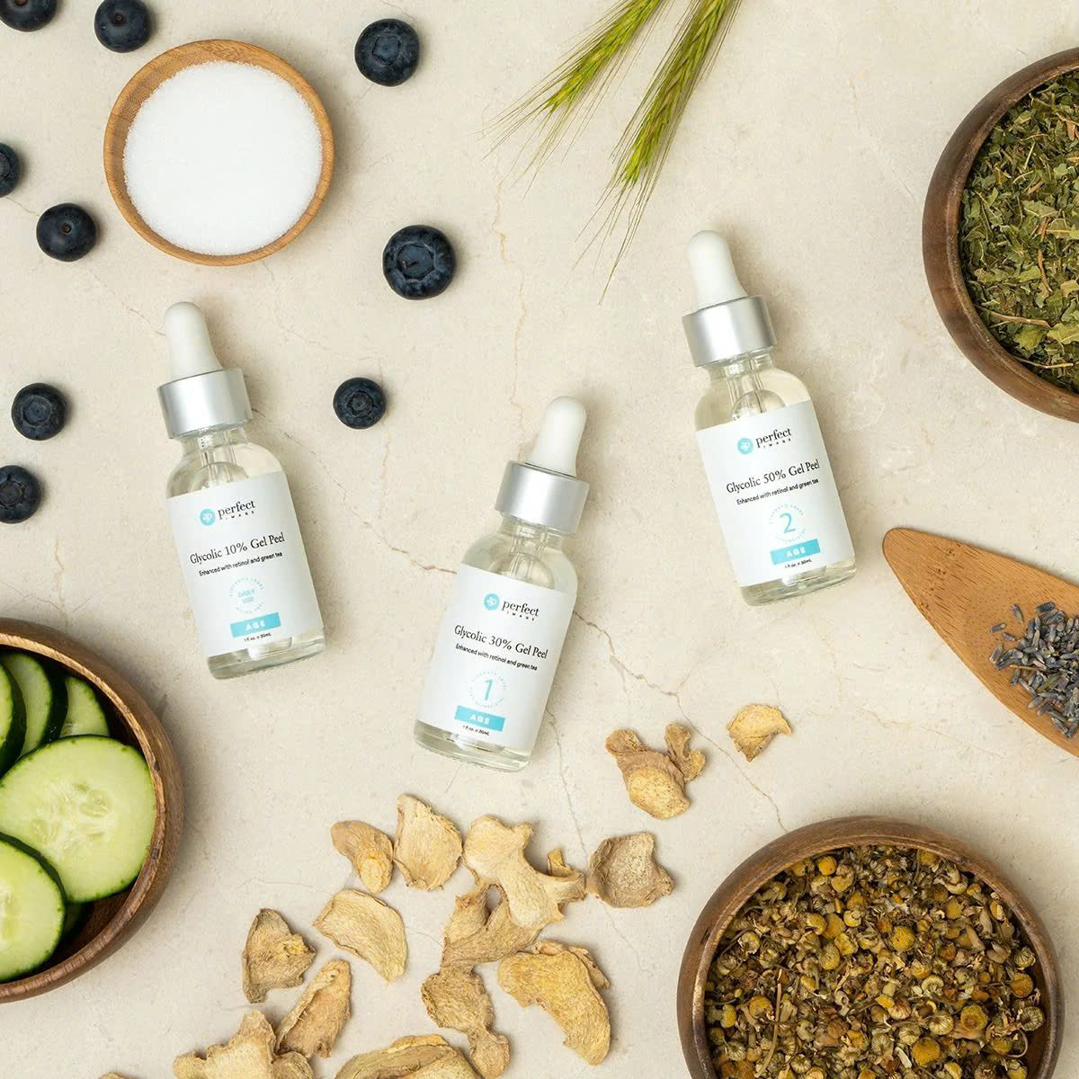 PERFECT IMAGE Glycolic 70% Gel Peel: Giải Pháp Thay Da Sinh Học Chuyên Sâu Cho Lão Hóa Cứng Đầu