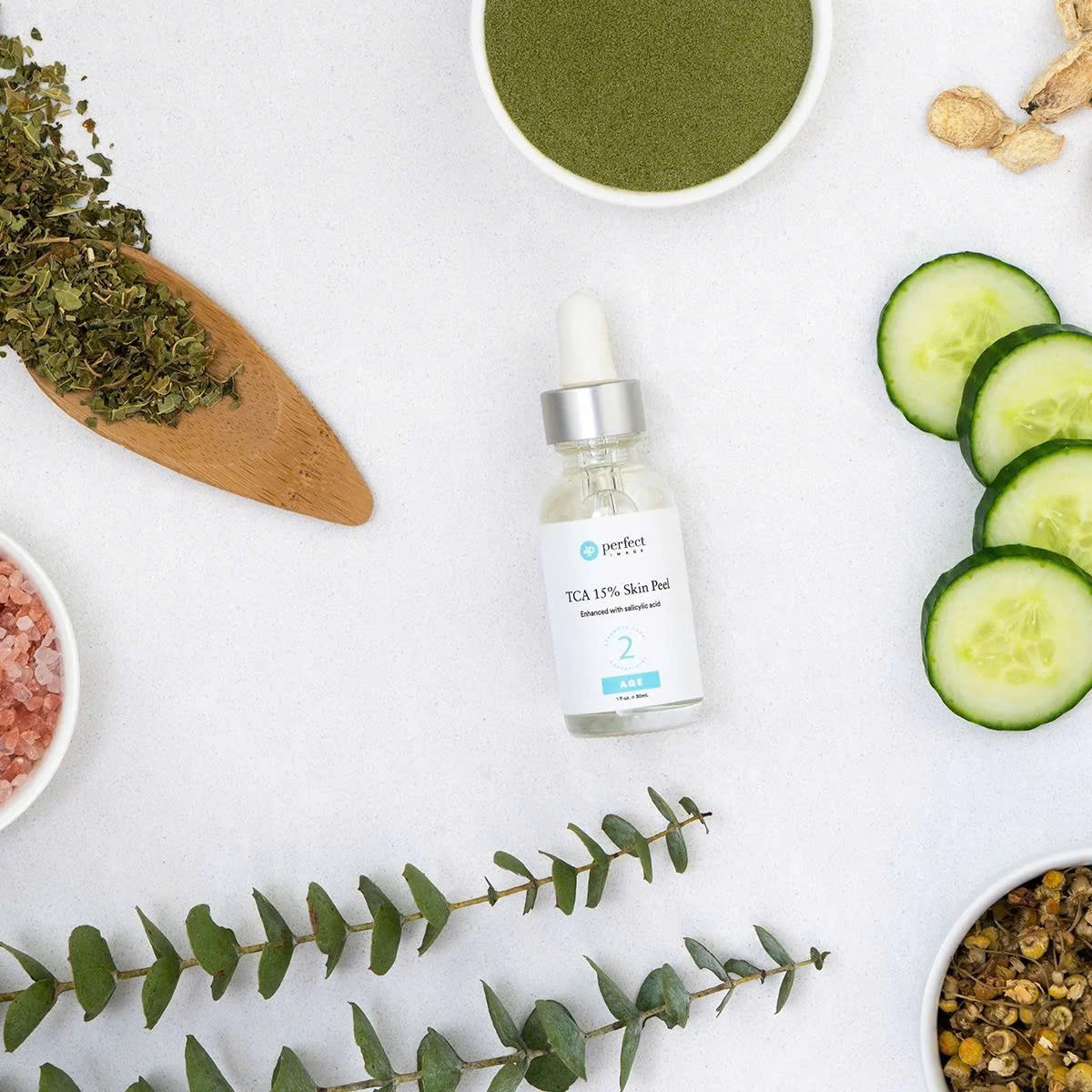 PERFECT IMAGE TCA 15% Skin Peel: Giải Pháp Peel Da Độ Sâu Trung Bình – Đặc Trị Sẹo Mụn, Nếp Nhăn Sâu & Nám Tình Trạng Nặng