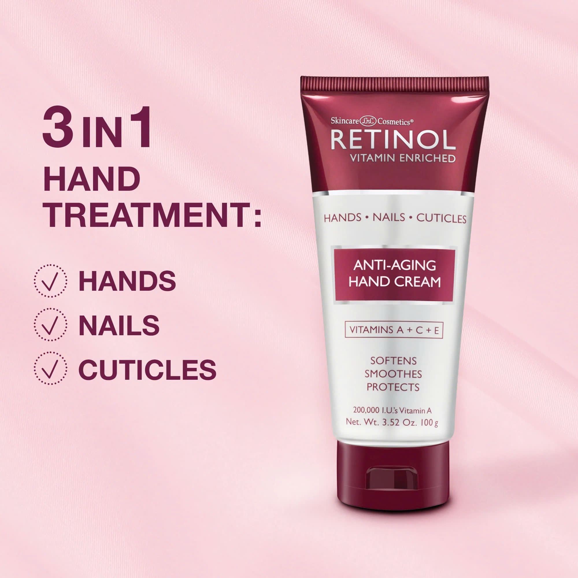 Retinol Anti-Aging Hand Cream: Giải Pháp Trẻ Hóa 3 Trong 1 Cho Đôi Tay, Móng Và Biểu Mô