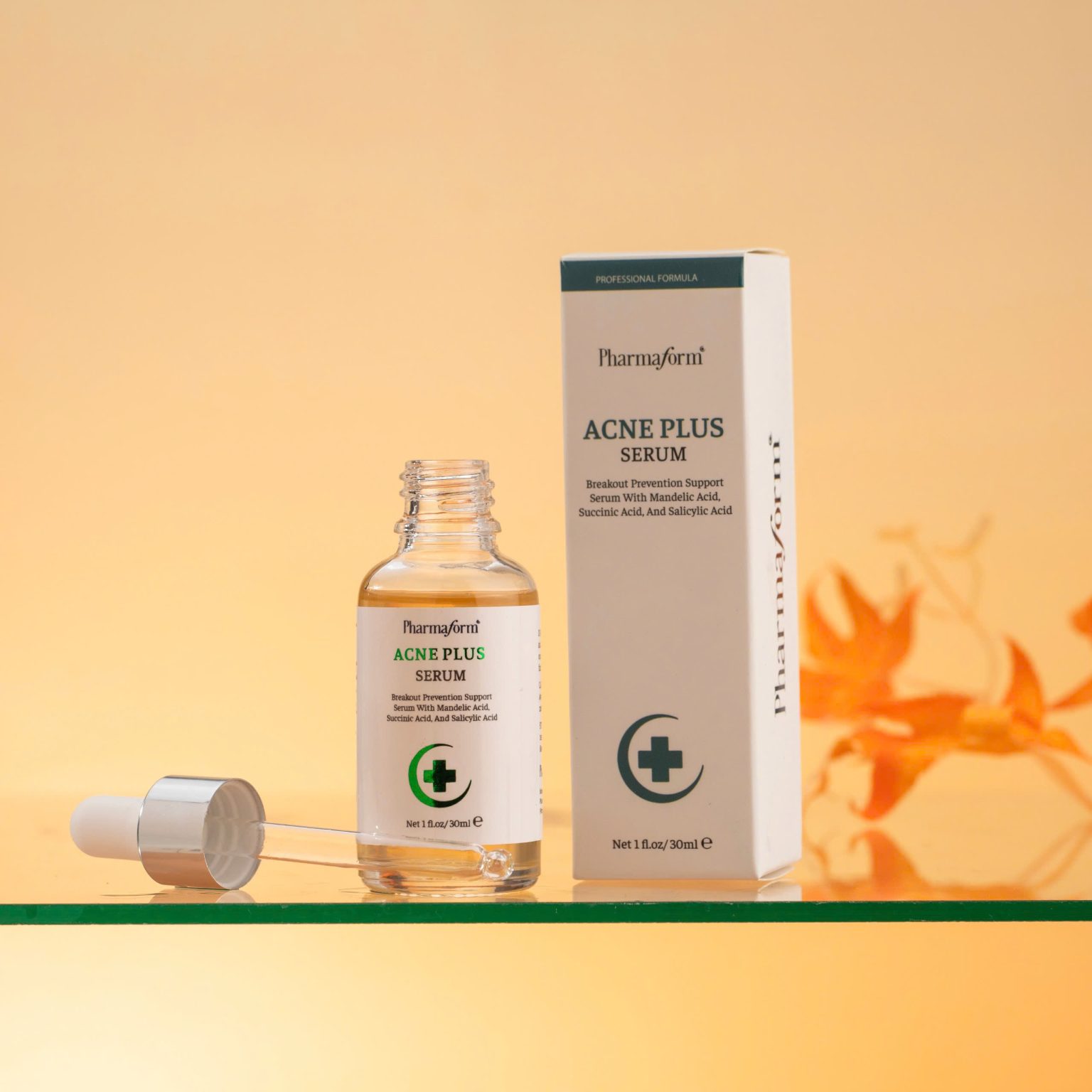 Pharmaform Acne Plus Serum: Tinh Chất Chuyên Biệt Giảm Mụn, Kiểm Soát Dầu & Mờ Thâm