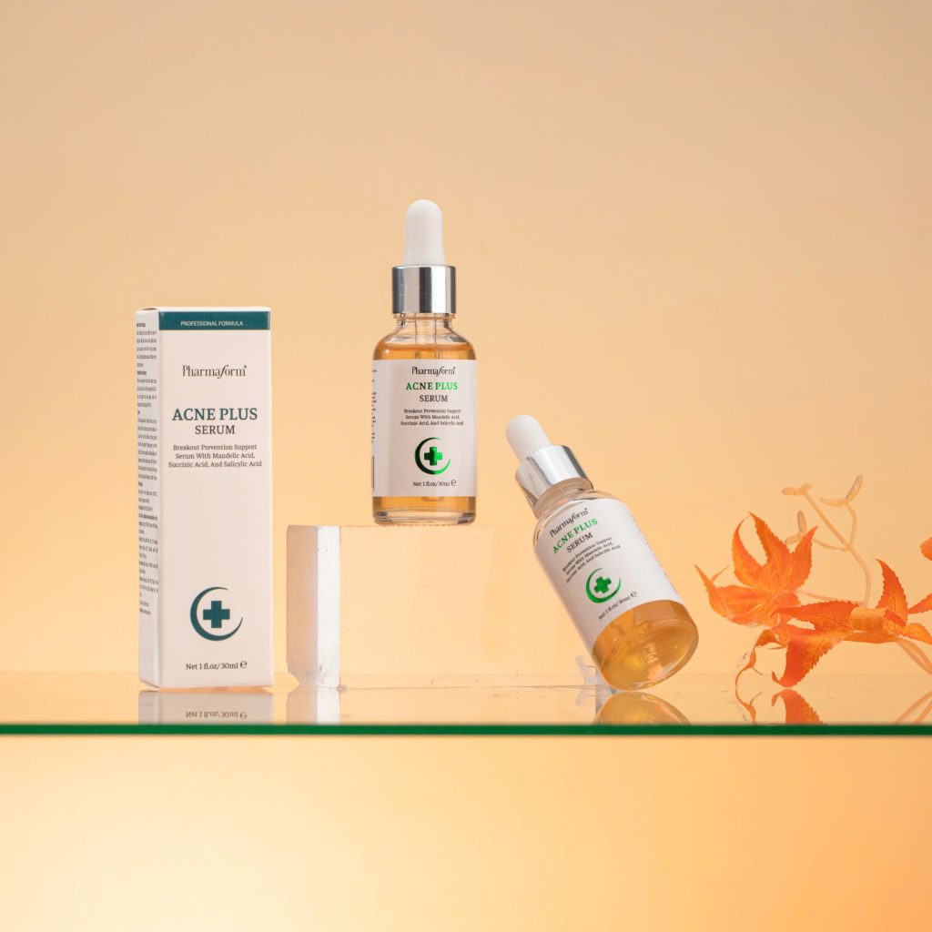Pharmaform Acne Plus Serum: Tinh Chất Chuyên Biệt Giảm Mụn, Kiểm Soát Dầu & Mờ Thâm