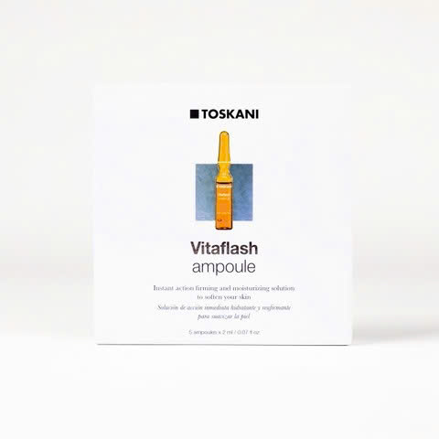 TOSKANI Vitaflash Ampoule: Tinh Chất Nâng Cơ Và Căng Bóng Da Tức Thì