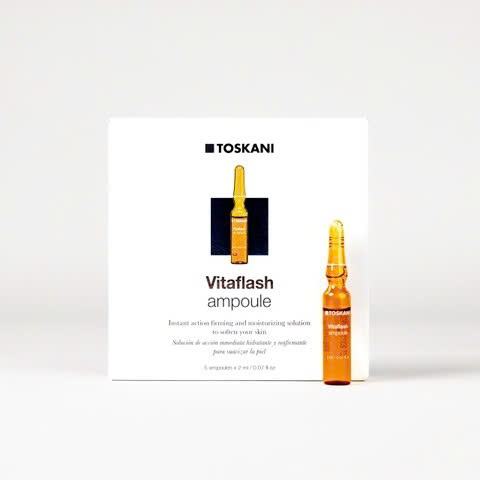 TOSKANI Vitaflash Ampoule: Tinh Chất Nâng Cơ Và Căng Bóng Da Tức Thì