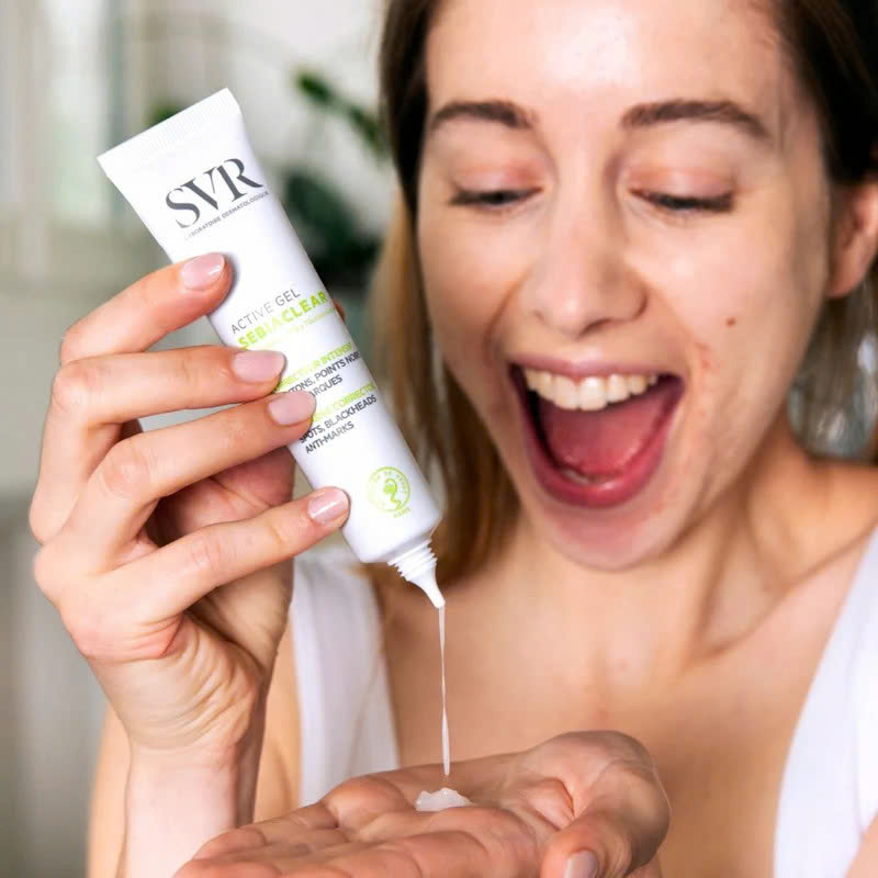 SVR Sebiaclear Active Gel: Giải Pháp Giảm Mụn, Mờ Thâm Thần Tốc Chỉ Sau 7 Ngày