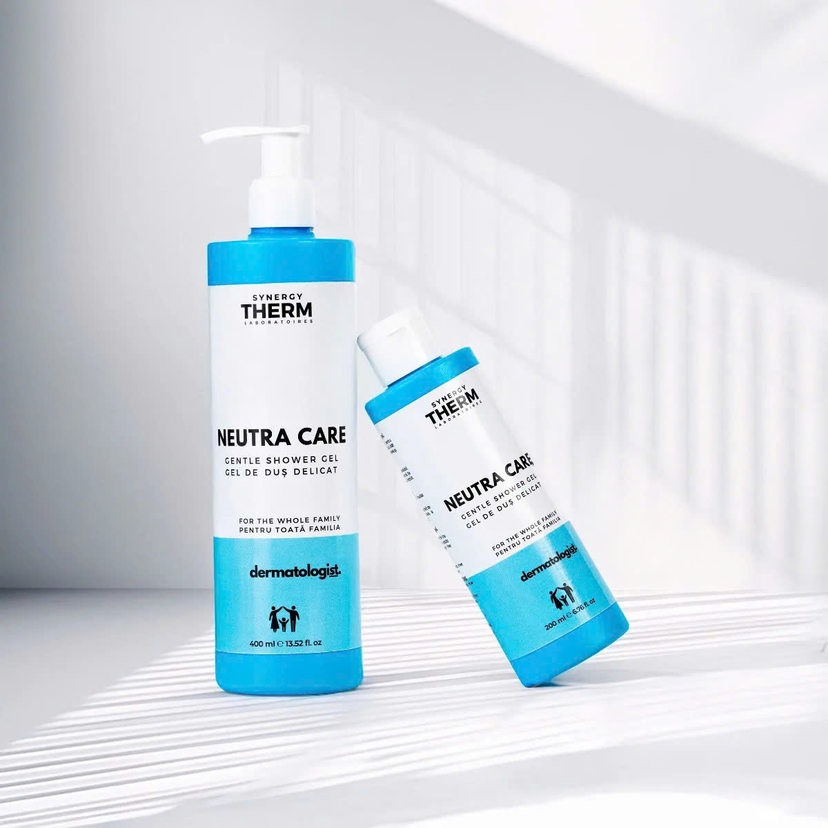 SYNERGY THERM NeutraCare Gentle Shower Gel: Sữa Tắm Dịu Nhẹ Bảo Vệ Da Nhạy Cảm Toàn Diện