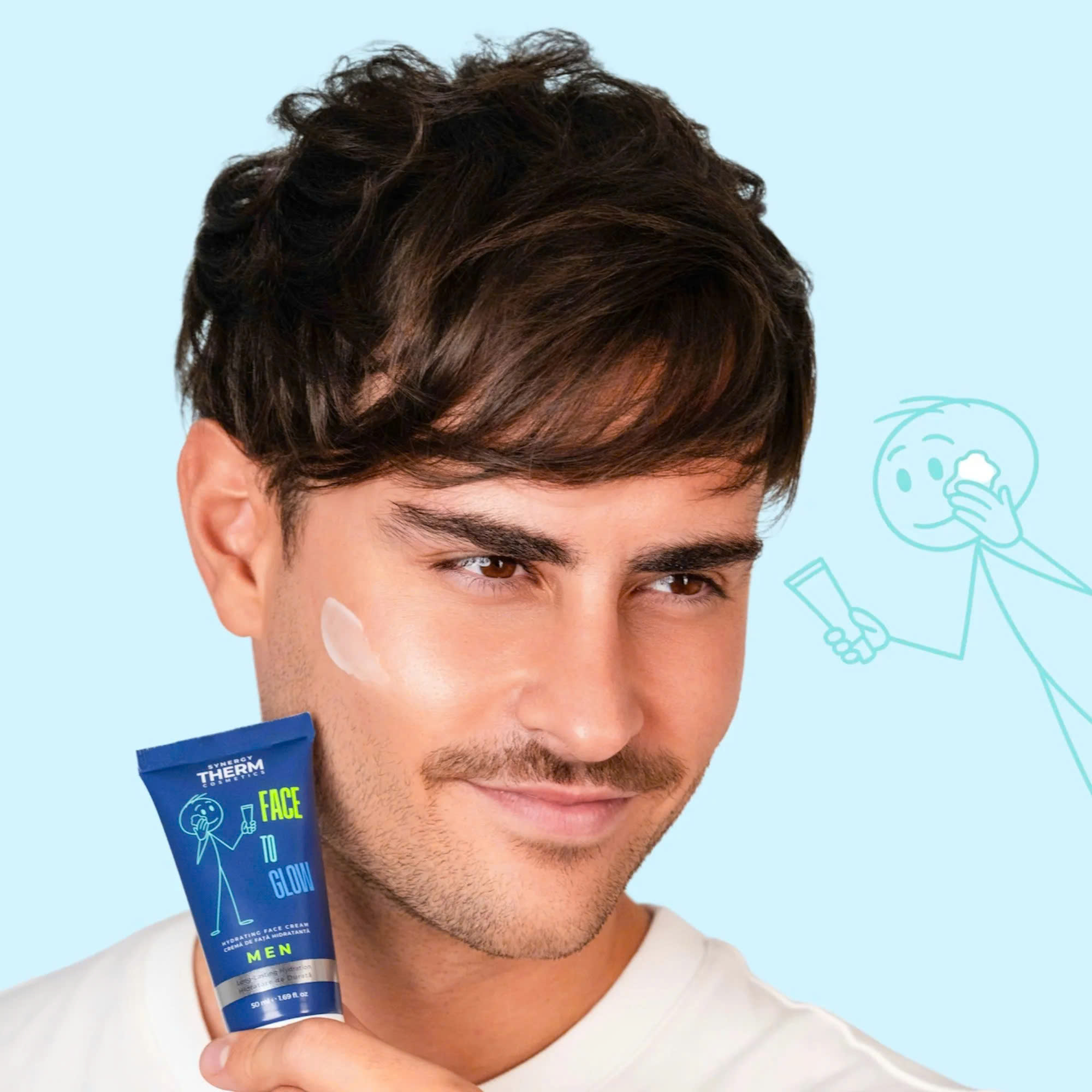 Synergy Therm Moisturizing Face Cream – For Men: Kem Dưỡng Ẩm Và Phục Hồi Da Sau Cạo Râu