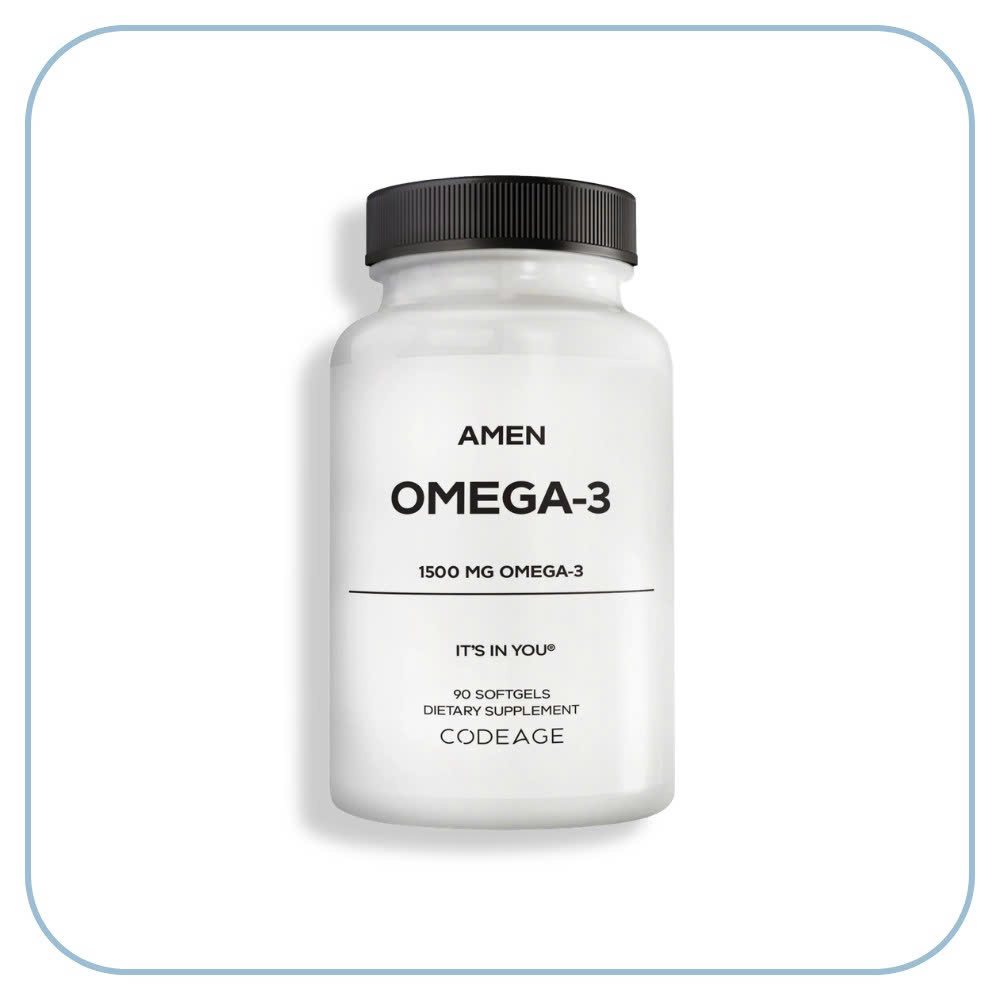 Codeage Amen Omega-3 1500mg – Viên Uống Dầu Cá  Bí Quyết Cho Trái Tim Khỏe Và Trí Tuệ Minh Mẫn