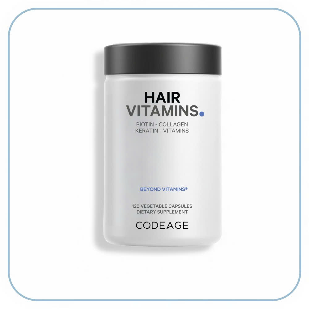 Codeage Hair Vitamins (120 Viên) – ​​​​​​​Viên Uống Hỗ Trợ Mọc Tóc  Công Thức Toàn Diện Cho Mái Tóc Chắc Khỏe