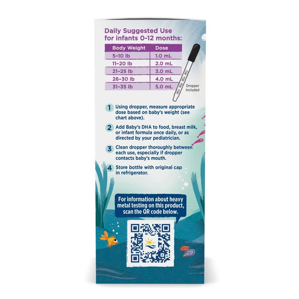 Nordic Naturals Baby's DHA – Dưỡng Chất Vàng Phát Triển Trí Não & Thị Lực Cho Bé