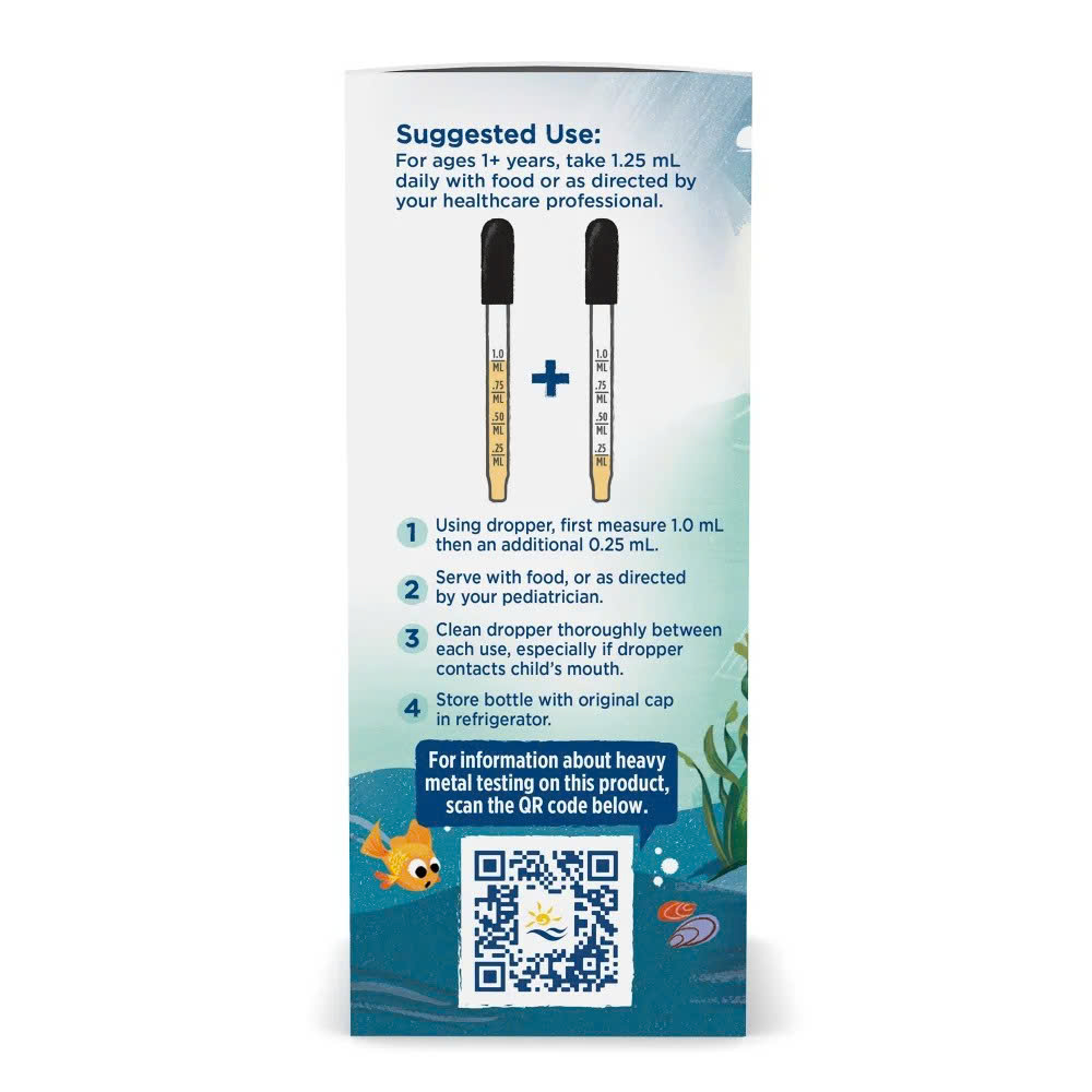 Nordic Children's DHA Xtra – Omega-3 Hàm Lượng Cao Giúp Bé Thông Minh, Mắt Sáng