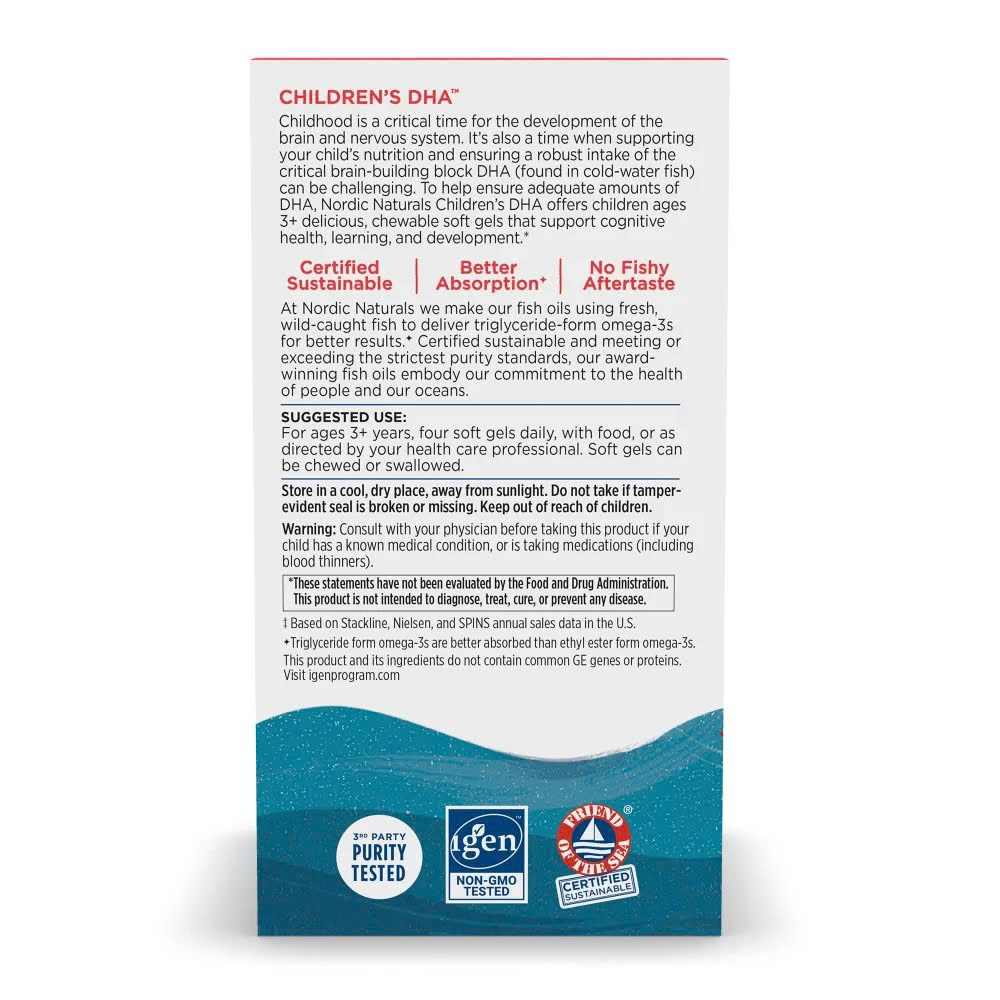 Nordic Naturals Children's DHA – Giải Pháp Vàng Phát Triển Trí Não & Thị Lực Cho Trẻ