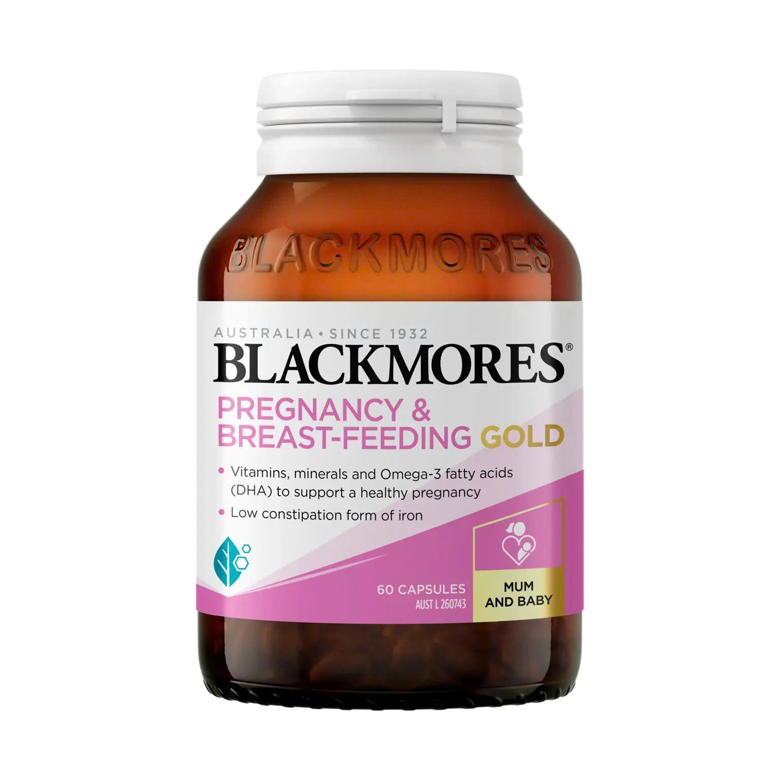 Blackmores Pregnancy & Breast-Feeding Gold – Dưỡng Chất Vàng Cho Mẹ Bầu Và Sau Sinh