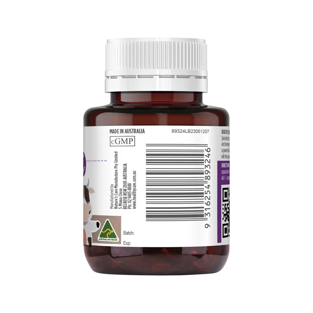 Healthy Care Kids Milk Calcium – Canxi Sữa Tự Nhiên Giúp Bé Phát Triển Chiều Cao & Răng Chắc Khỏe