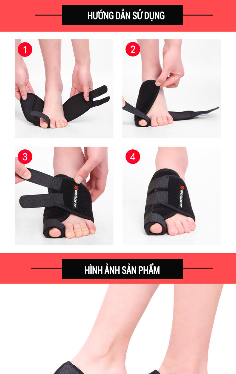 Nẹp Ngón Chân Cái GoodFit GF617A