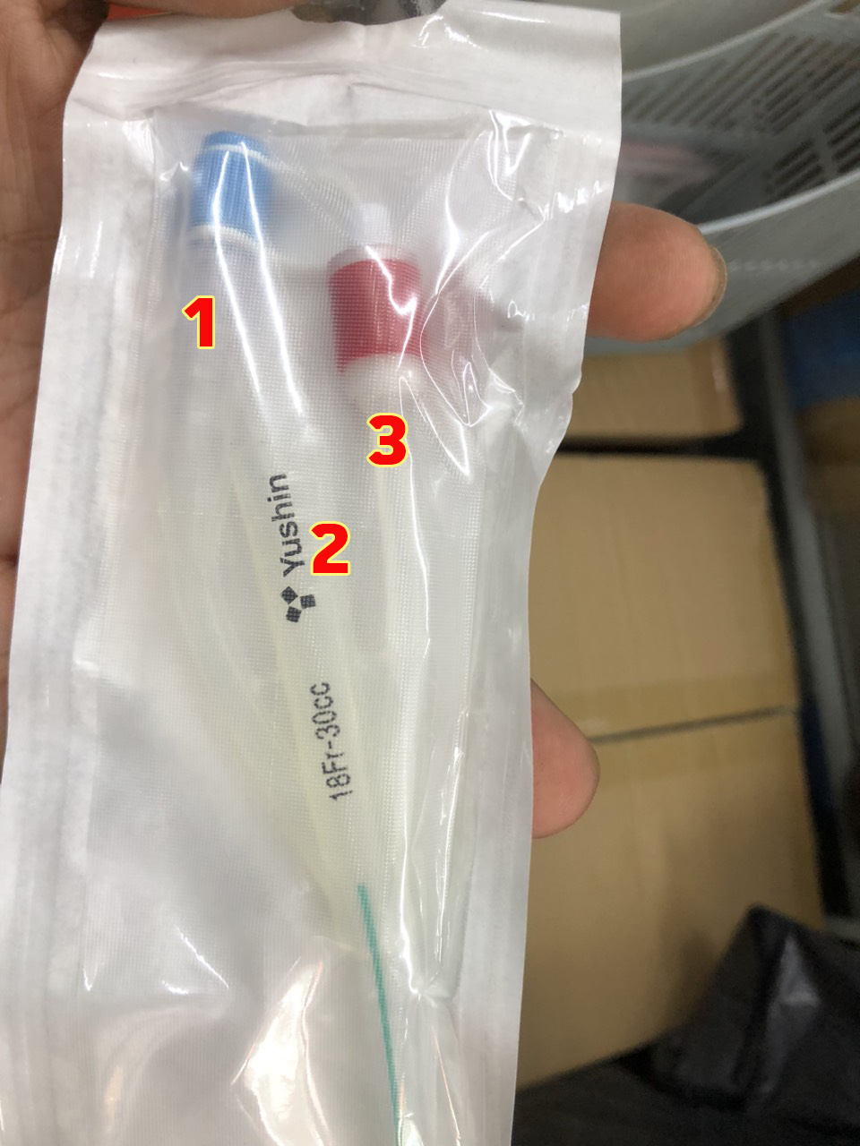 Dây Thông Tiểu 3 Nhánh Yushin Foley Silicon (Hàn Quốc)