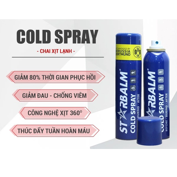 Chai Xịt Lạnh Starbalm Cold Spray (Hà Lan)
