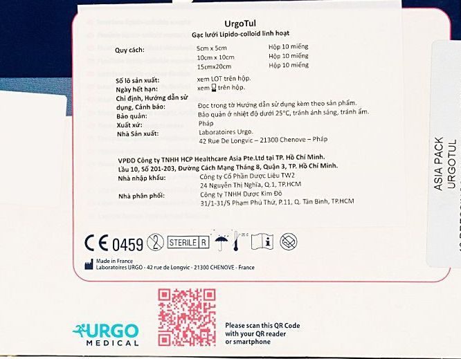 Gạc Lưới Chống Dính Urgo URGOTUL