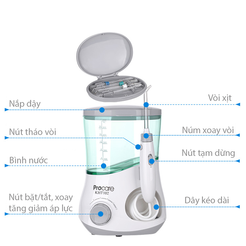 Máy Tăm Nước Để Bàn Procare KHT102 (KHT 102)