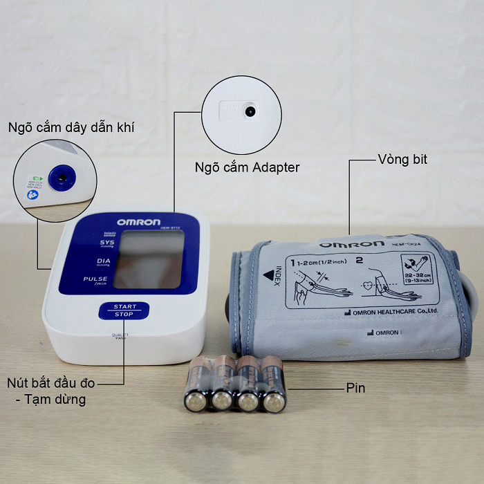 Máy Đo Huyết Áp Bắp Tay Omron HEM-8712