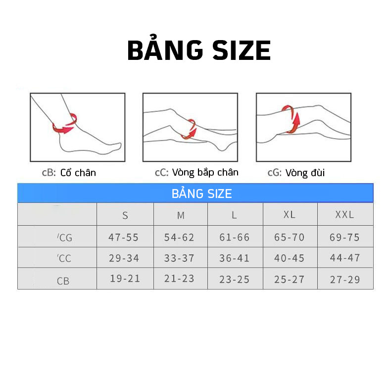 Vớ Y Khoa Dưới Gối Tiêu Chuẩn