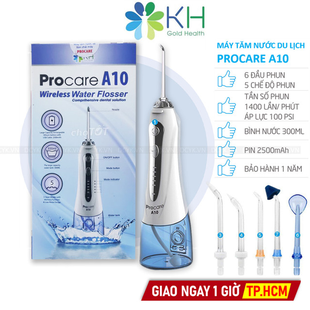 Máy Tăm Nước Du Lịch Procare A10
