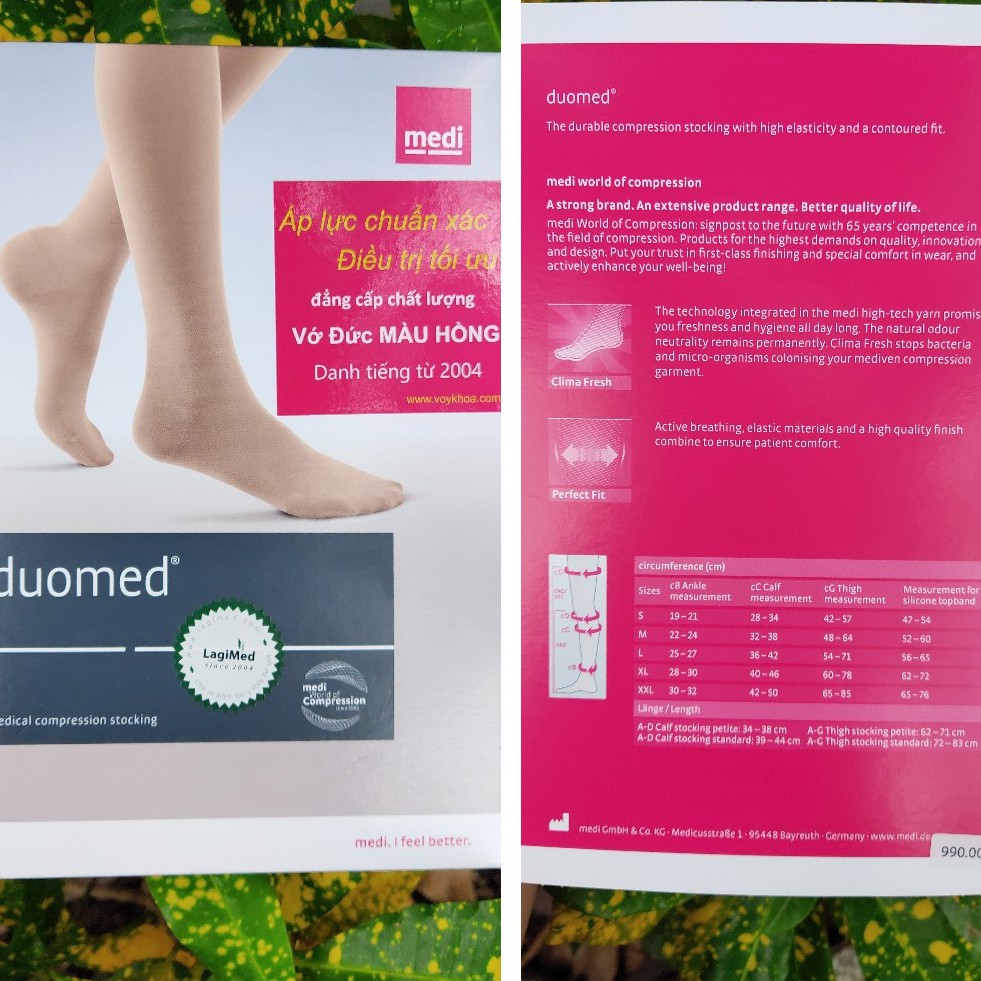Vớ Y Khoa Chân Medi Duomed