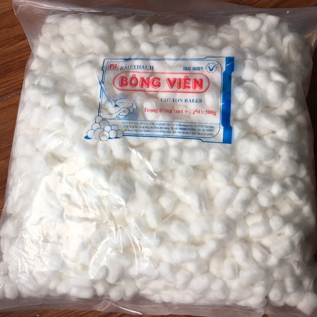 Bông Gòn Viên Bảo Thạch (Bịch lớn)