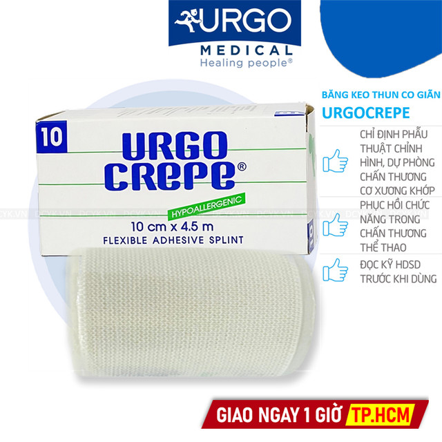 Băng Thun Y Tế Có Keo Urgo CREPE