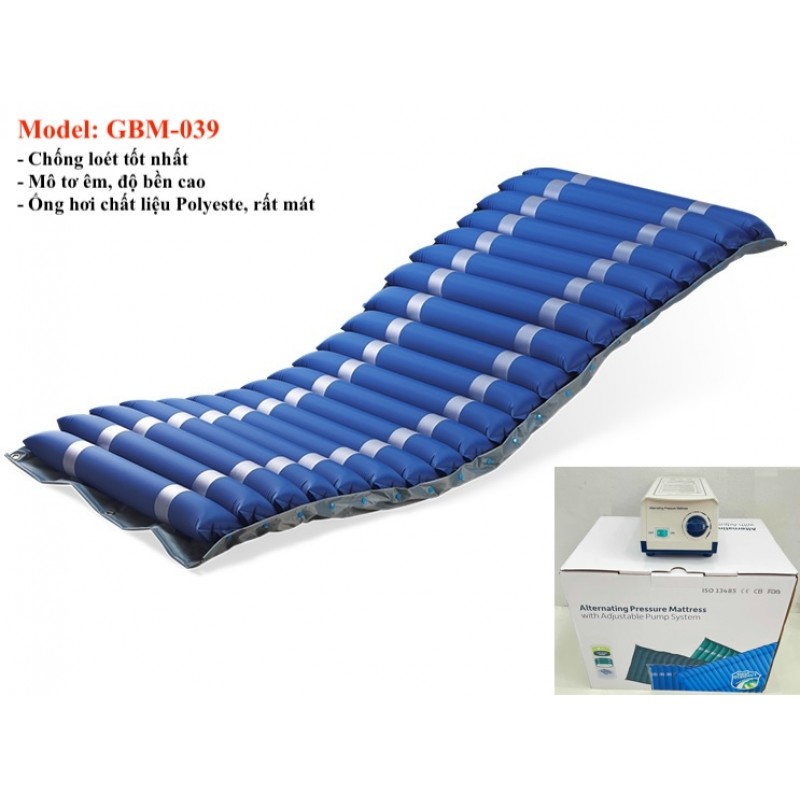 Nệm Hơi Chống Loét Ống Hơi Ngang GBM-039