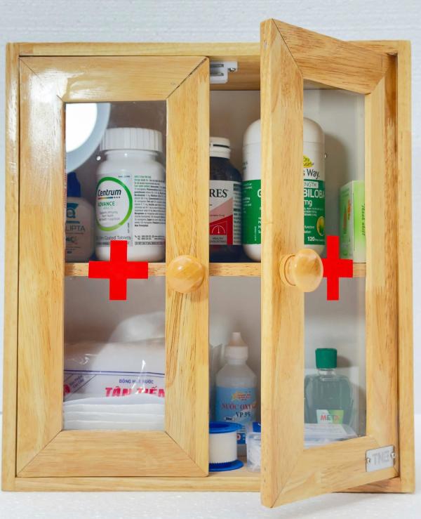 Tủ Thuốc Y Tế Gỗ