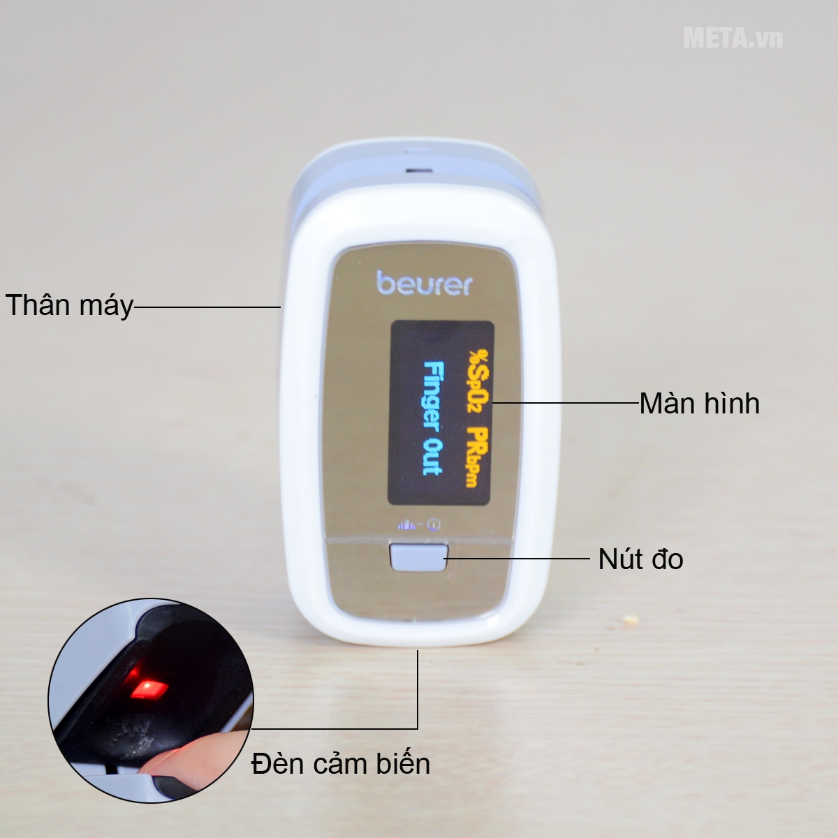 Máy Đo Nồng Độ Oxy (SPO2) Beurer PO30 (PO-30)