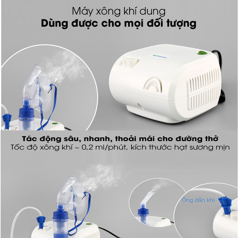 Máy Xông Khí Dung Mũi Họng Biohealth NEB EASY
