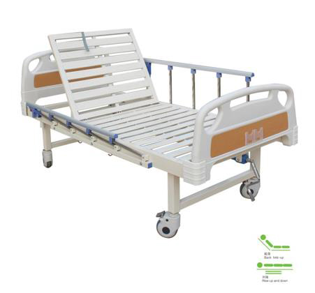 Giường Y Tế 1 Tay Quay Có Bô Vệ Sinh NARITA B01-I