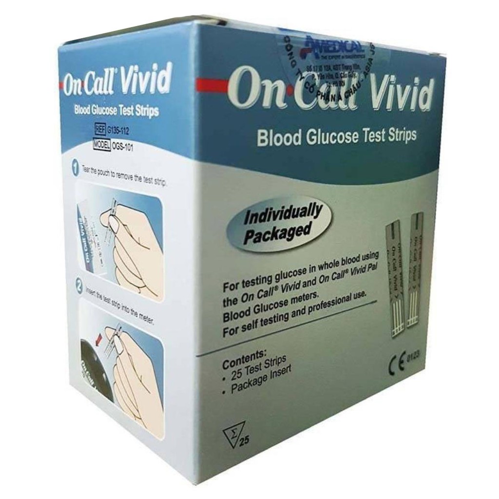 Que Thử Đường Huyết On-call Vivid