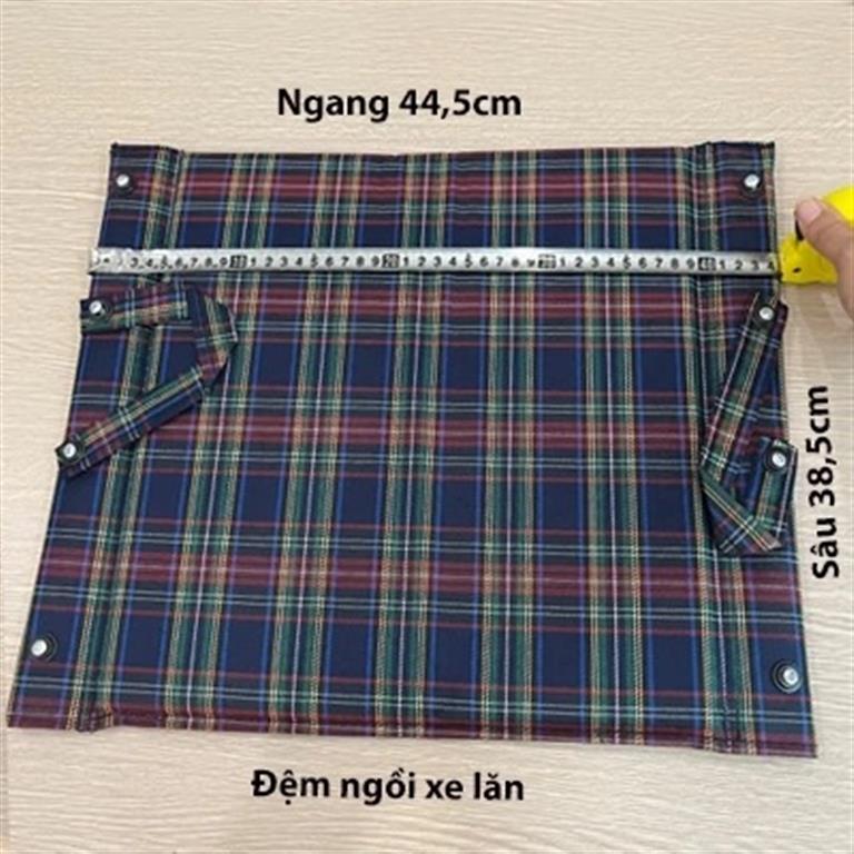 [PHỤ KIỆN] Tấm Đệm Ngồi + Tựa Lưng Xe Lăn Nhôm Du Lịch Lucass X-63L