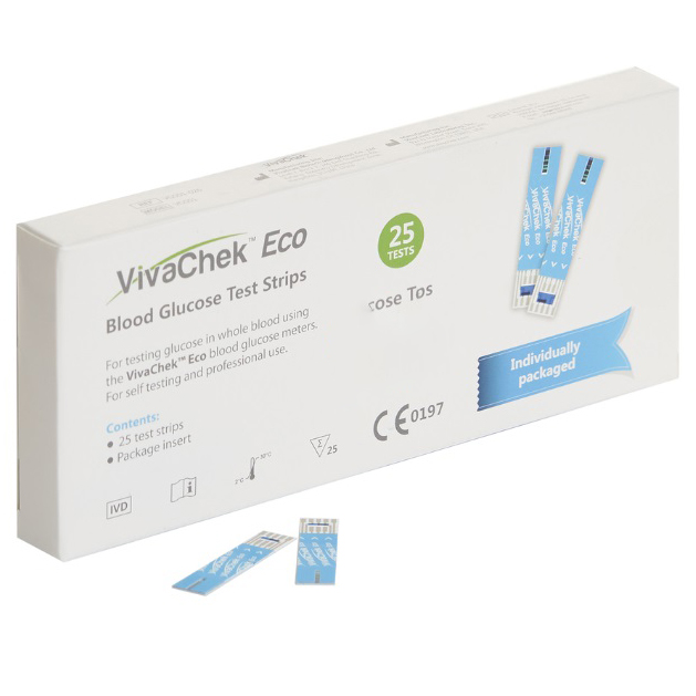 Que Thử Đường Huyết Vivachek ECO