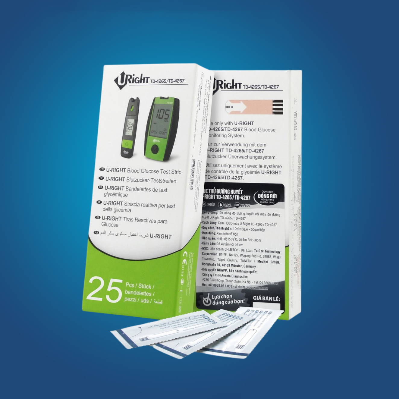 Que Thử Đường Huyết Uright TD-4267