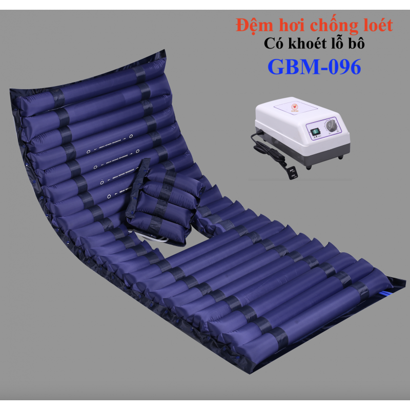 Nệm Hơi Chống Loét Ống Hơi Ngang, Có Khoét Lỗ GBM-096