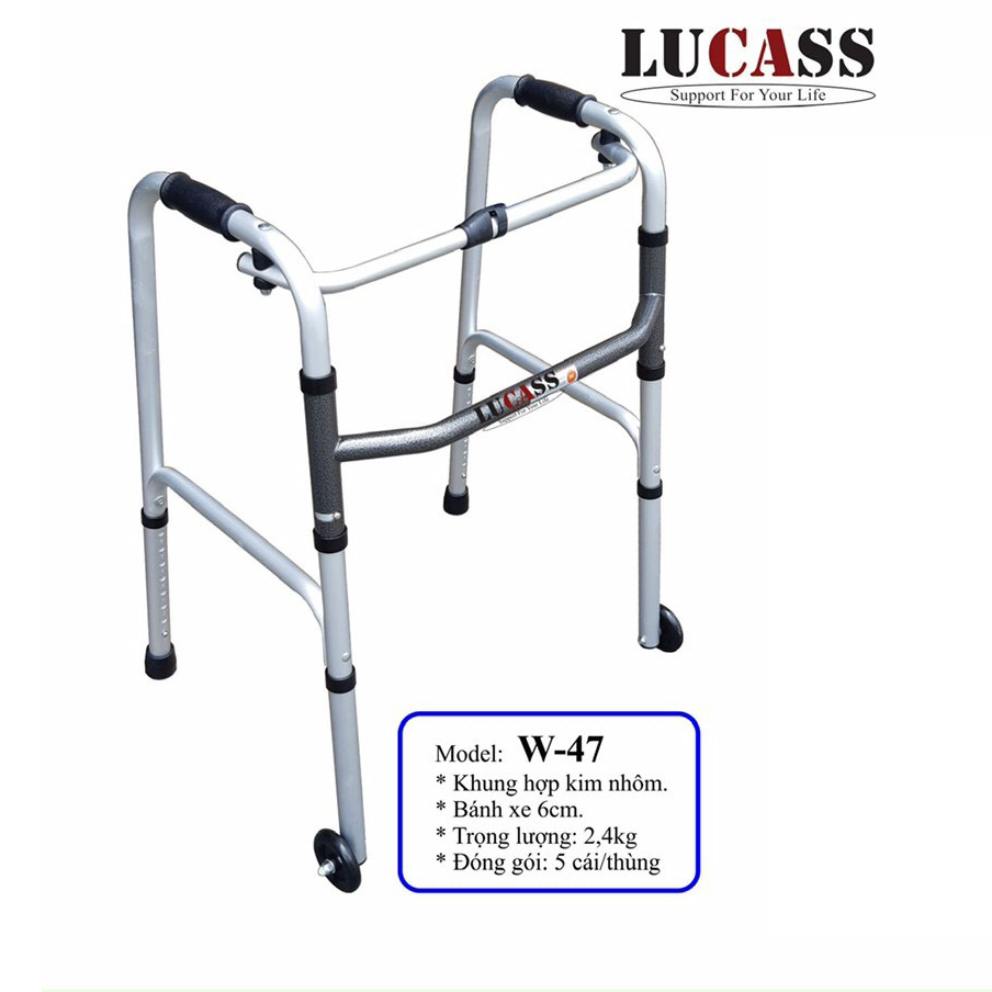 Khung Tập Đi 2 Bánh Nhỏ Lucass W-47 (W47)