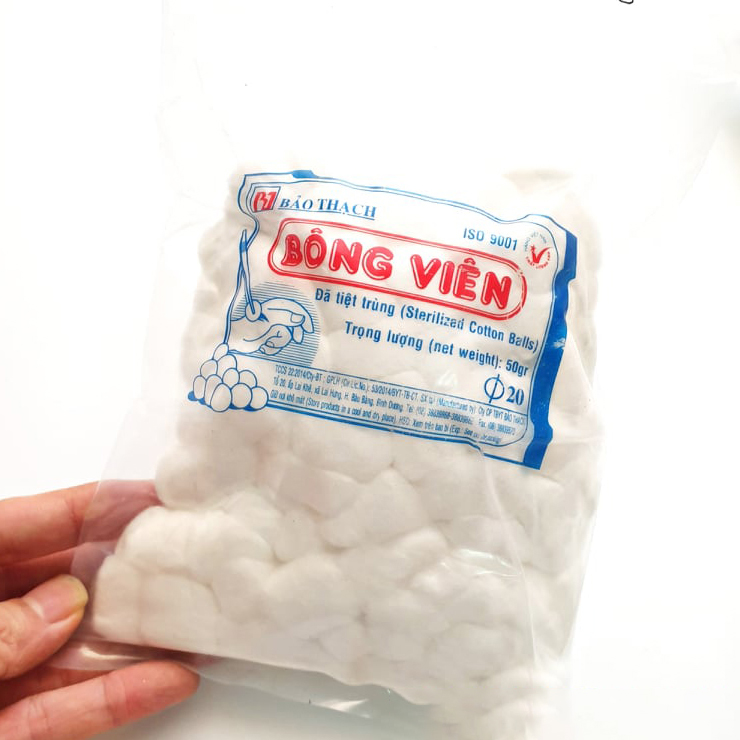 Bông Gòn Viên Bảo Thạch (Bịch nhỏ)