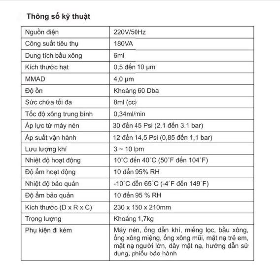 Máy Xông Khí Dung Mũi Họng Biohealth Neb Basic (Úc)