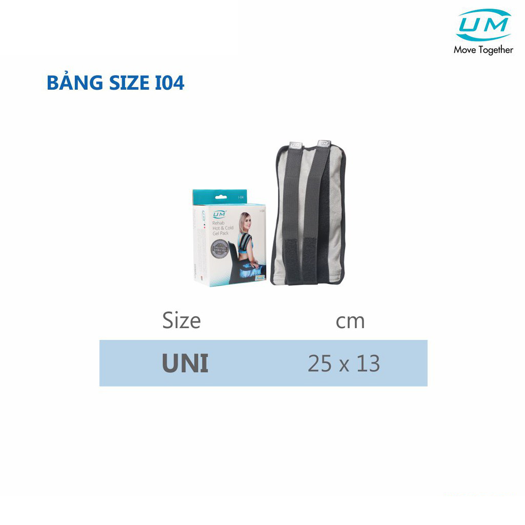 Túi Chườm Nóng/Lạnh Có Dây Đeo United Medicare UM I04 (23x15cm)