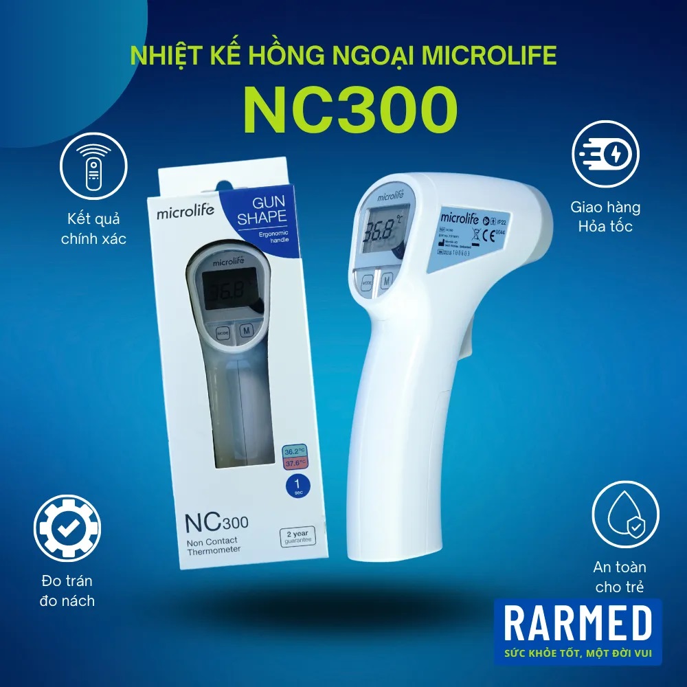 Nhiệt Kế Hồng Ngoại Microlife NC300