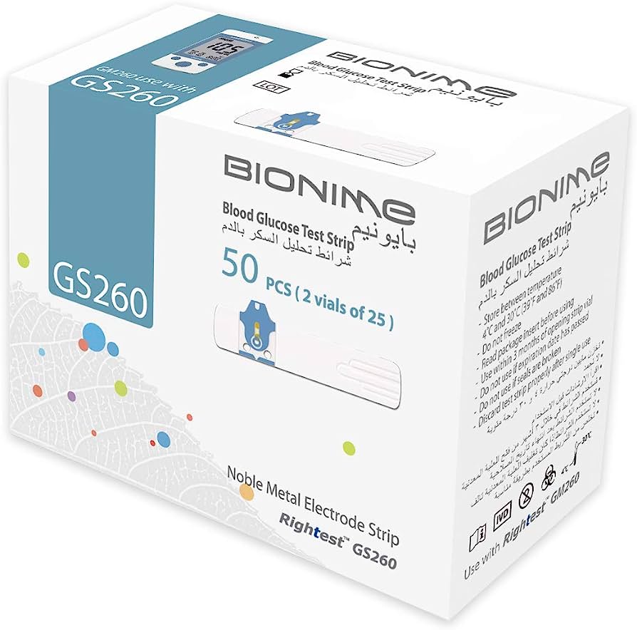 Que Thử Đường Huyết Biomime GS260 (GS-260)