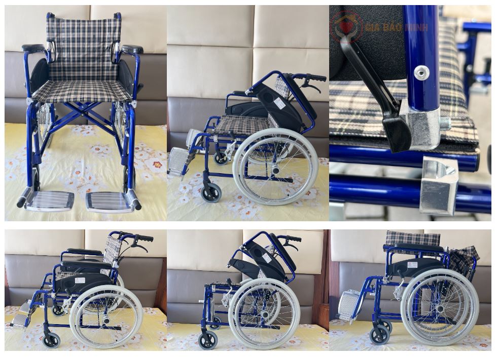 Xe Lăn Tay Nhôm Cao Cấp GBM-027