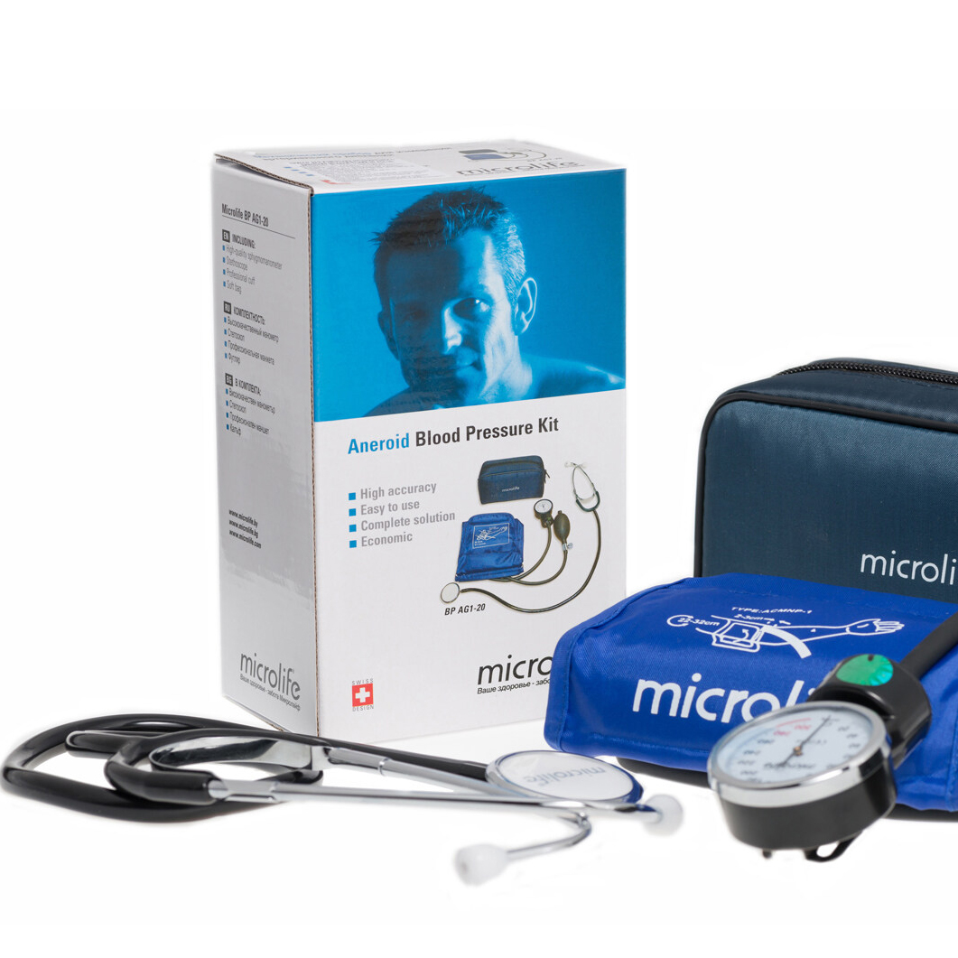 Máy Đo Huyết Áp Cơ Microlife BP AG1-20 (Gồm Tai Nghe)