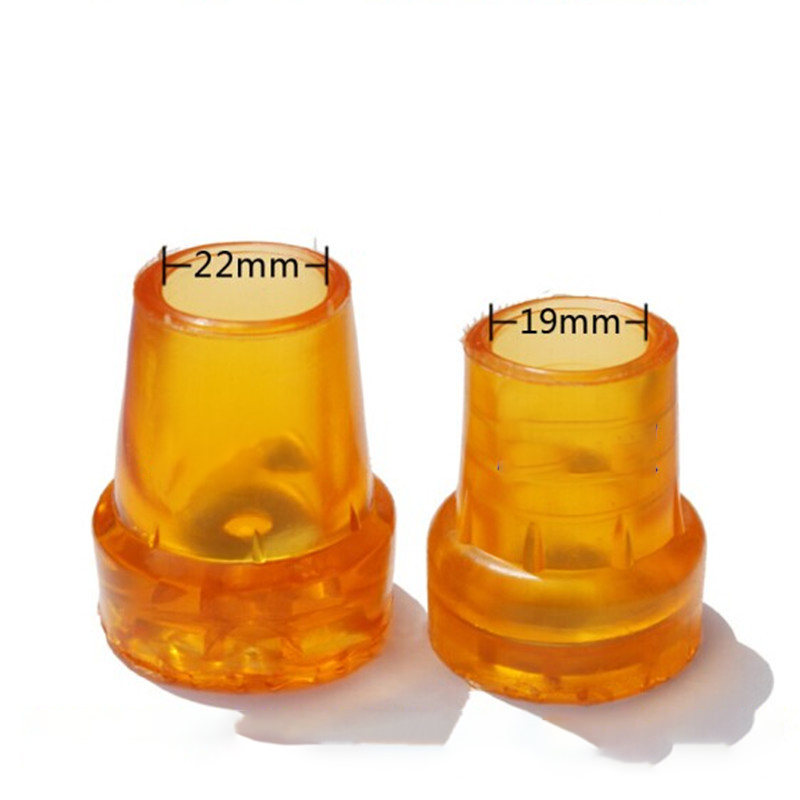 [PHỤ KIỆN] Cục Đế Cao Su Nạng, Gậy Lucass Màu Cam Trong