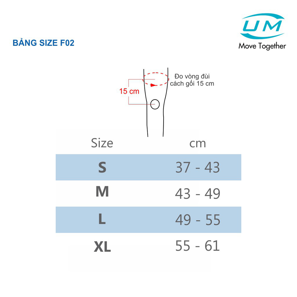 Băng Thun Đầu Gối Thể Thao United Medicare UM F02